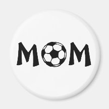 Mum Soccer Refrigerator Magnet