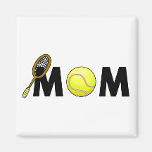 Mum Tennis Magnets