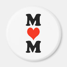 Mum With Heart (Vertical) Magnet