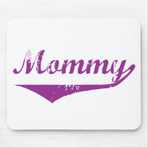 Mummy Mum Mother Script Shirt Mousepads