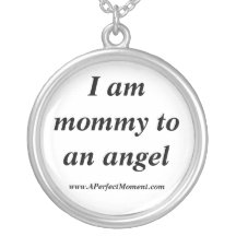 Mummy to an Angel Round Necklace