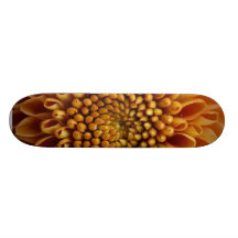 Mums Flower Big Yellow Skate Deck