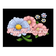 Mums Flowers Post Cards