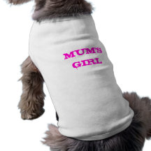MUMS GIRL DOG T-SHIRT