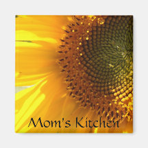 Mum's Kitchen Sunflower Magnet
