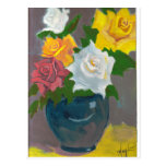 Mum's Roses Postcard