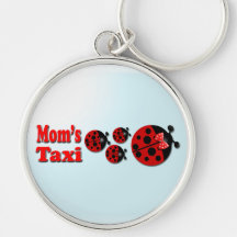 Mum's Taxi Keychain