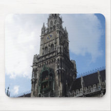 Munich Clock Tower Marienplatz Mouse Mats