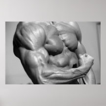 Muscular Chest Poster