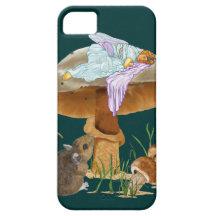 Mushroom Fairy & Mouse iPhone 5 Cover