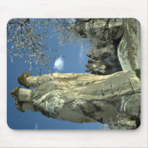 Mushroom-topped rock formation, Cappadocia rock fo Mouse Pads