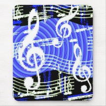 Music Blues Mousepad