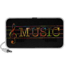 Music Colours Doodle Portable Speakers