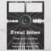 Music Event Flyer Speaker Blast