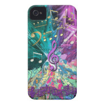 Music Explosion iPhone 4 Covers