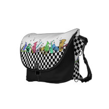 Music in Motion Musical Instruments Messenger Bag