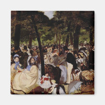 Music in Tuilerie Garden by Edouard Manet Magnets