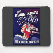 Music Inspires Mouse Pads