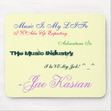 Music Is My LIFe, I WAke Up Expecting , Adventu... Mouse Pads