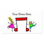 Music Kids Business Card Template