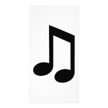Music note photo cards