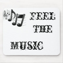 music-notes, Feel The, Music Mousepads