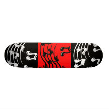Music Notes Skate Board