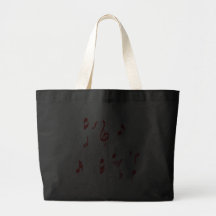 Music Notes Tote Bag