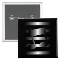 music pinback button