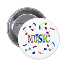 Music Pinback Button