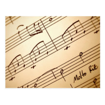 Music postcard 3