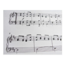 Music postcard 32