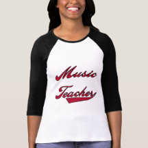 Music Teacher Red Tshirts and Gifts