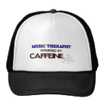 Music Therapist Powered by caffeine Mesh Hat