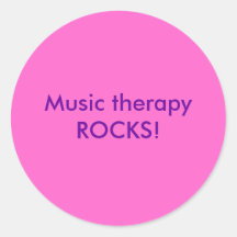 Music therapy stickers