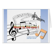 Music to the ears ! cards