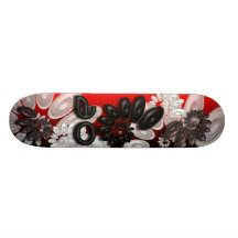 Music Vortex 3.1 Red Skateboard
