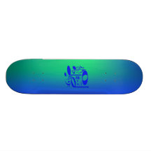 Musical Blue Skateboard