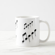 Musical coffee cup coffee mug