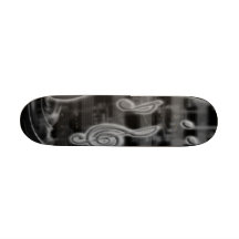 musical custom skate board