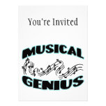 Musical Genius Music Notes Announcement