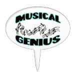 Musical Genius Music Notes Cake Toppers