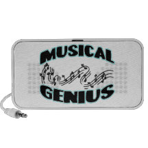 Musical Genius Music Notes Notebook Speaker