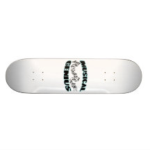 Musical Genius Music Notes Skateboard Deck