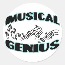Musical Genius Sticker