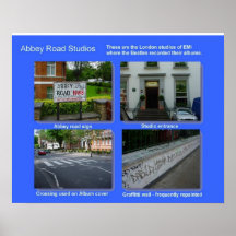 Musical history Abbey Road Studios Print