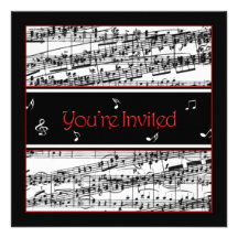 Musical Invitation - Optional Uses