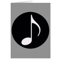 musical note ~ black cards