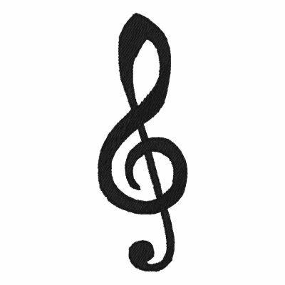 Musical Note Embroidered Shirt