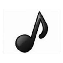 Musical Note Post Cards